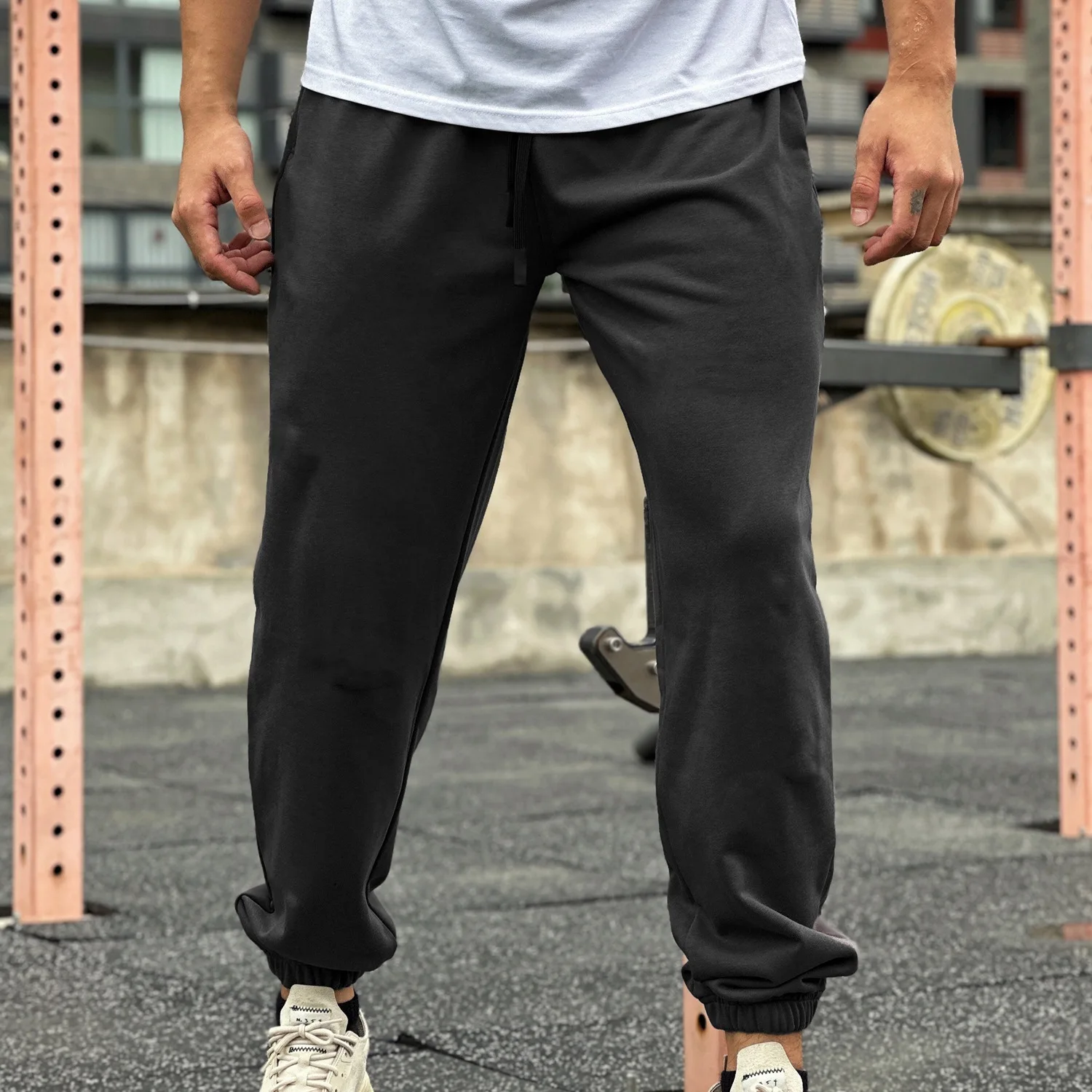 Men's Pants, Gym Cotton And Fleece Warm Jogging Pants, Harajuku Street Solid Color Loose Comfortable Breathable Men's Sweatpants
Men's Pants, Gym Cotton And Fleece Warm Jogging Pants, Harajuku Street Solid Color Loose Comfortable Breathable Men's Sweatpants