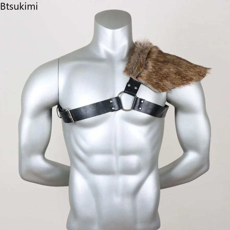 Renaissance Medieval Knight Viking Dress Up Faux Fur Edge Leather Shawl Faux Feather Shawl Collar Halloween Cosplay Costume Prop
Renaissance Medieval Knight Viking Dress Up Faux Fur Edge Leather Shawl Faux Feather Shawl Collar Halloween Cosplay Costume Prop