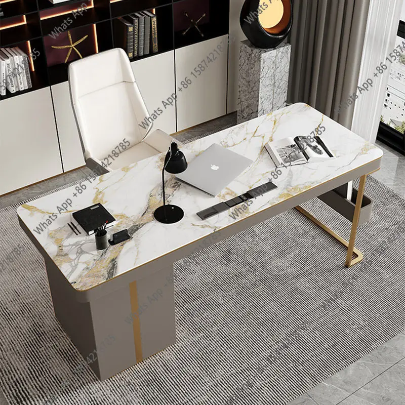 Zx Light Luxury Rock Slab Desk Italian Simple Modern Design Simple Writing Desk Home Bright Computer Desk Chair
Zx Light Luxury Rock Slab Desk Italian Simple Modern Design Simple Writing Desk Home Bright Computer Desk Chair