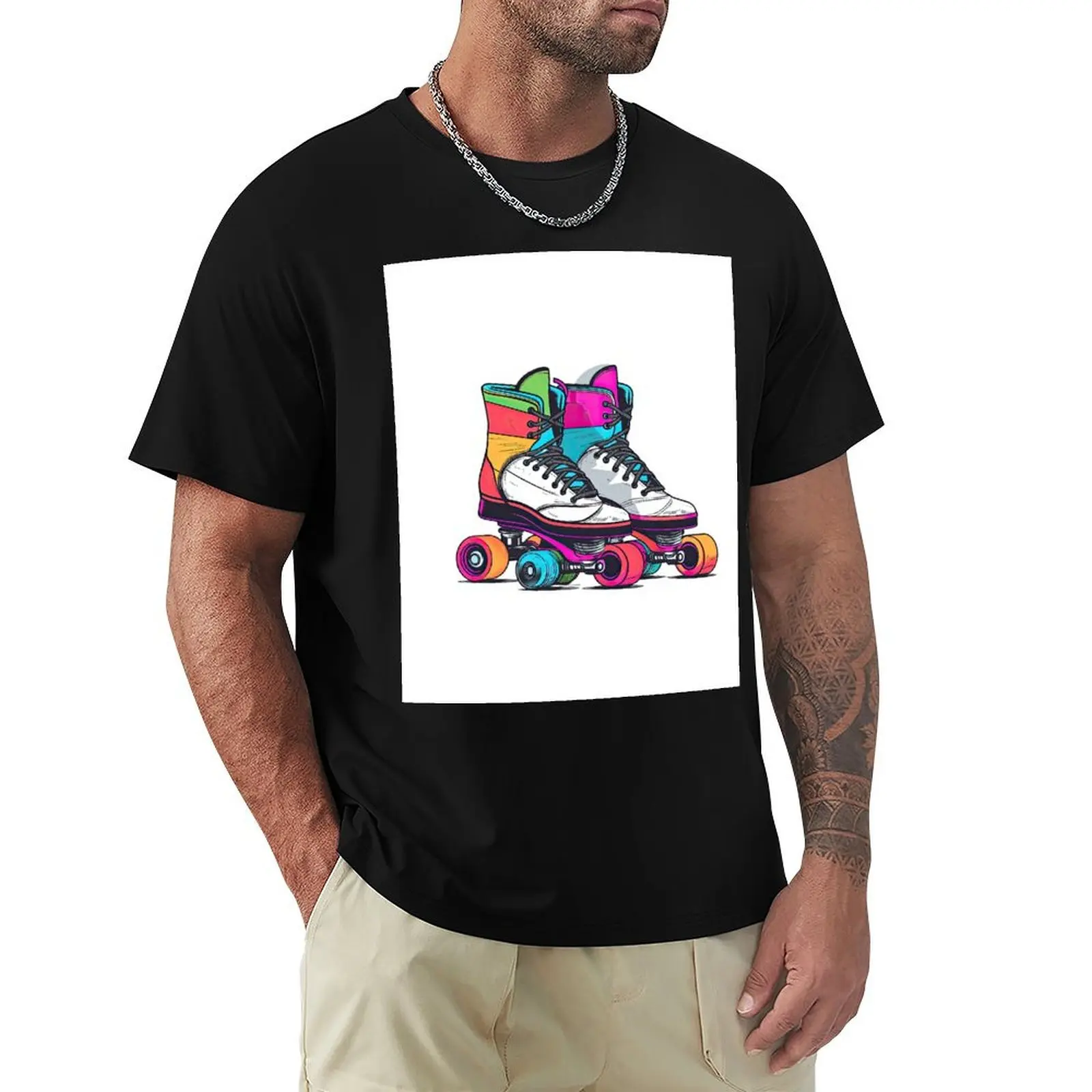 Roller Skates - Retro Rollers: 80s Skate Vibes T-Shirt Independence Day Short Sleeve T-Shirt
Roller Skates - Retro Rollers: 80s Skate Vibes T-Shirt Independence Day Short Sleeve T-Shirt