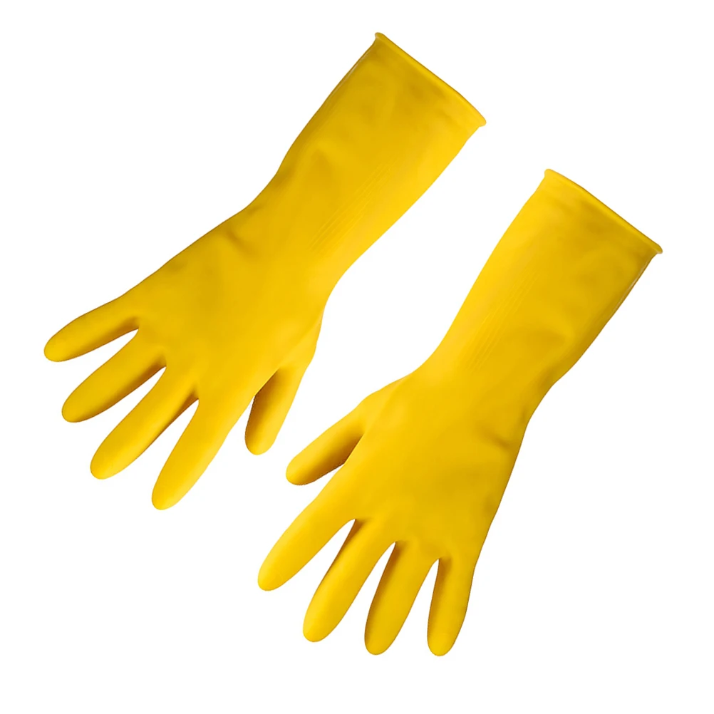 1 Pair Reusable Kitchen Rubber Gloves Waterproof Protective Dishwashing Latex Gloves For Cleaning Household Car Washing Anti
1 Pair Reusable Kitchen Rubber Gloves Waterproof Protective Dishwashing Latex Gloves For Cleaning Household Car Washing Anti