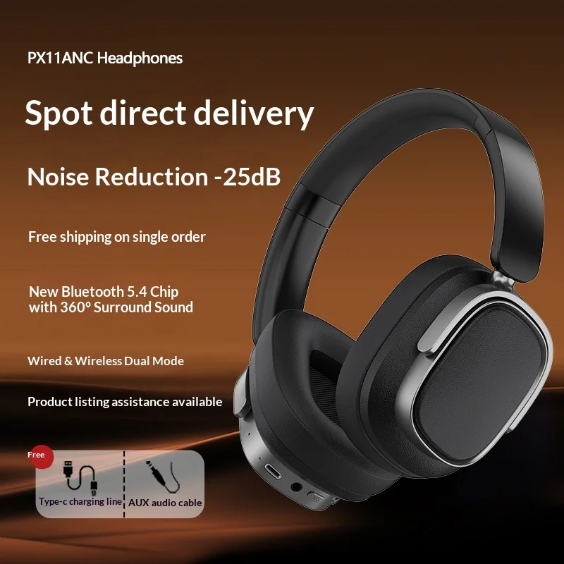Наушники Fmouse Px11 ANC Bluetooth с шумоподавлением, кожаные, с сенсорным управлением, низкой задержкой, для геймеров, с откидным микрофоном, проводные и беспроводные
Наушники Fmouse Px11 ANC Bluetooth с шумоподавлением, кожаные, с сенсорным управлением, низкой задержкой, для геймеров, с откидным микрофоном, проводные и беспроводные