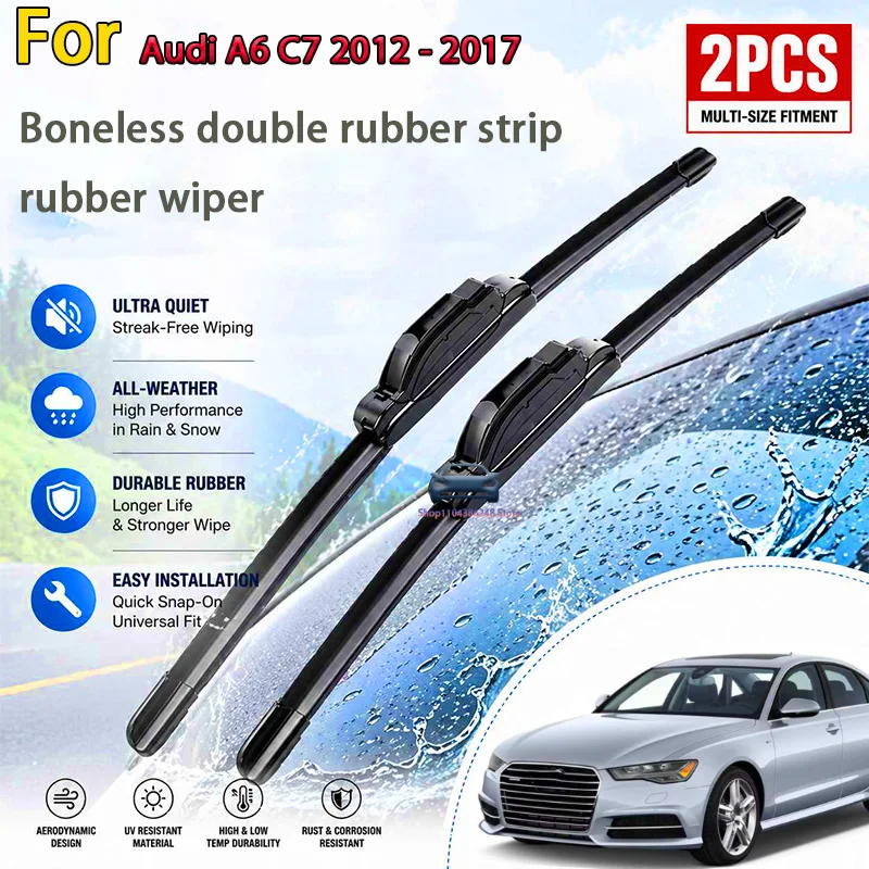 Front Wiper Blades Set For Audi A6 C7 2012 - 2017 Windshield Windscreen Clean Window Car Rain Brushes 26"+21" Modification Parts
Front Wiper Blades Set For Audi A6 C7 2012 - 2017 Windshield Windscreen Clean Window Car Rain Brushes 26"+21" Modification Parts