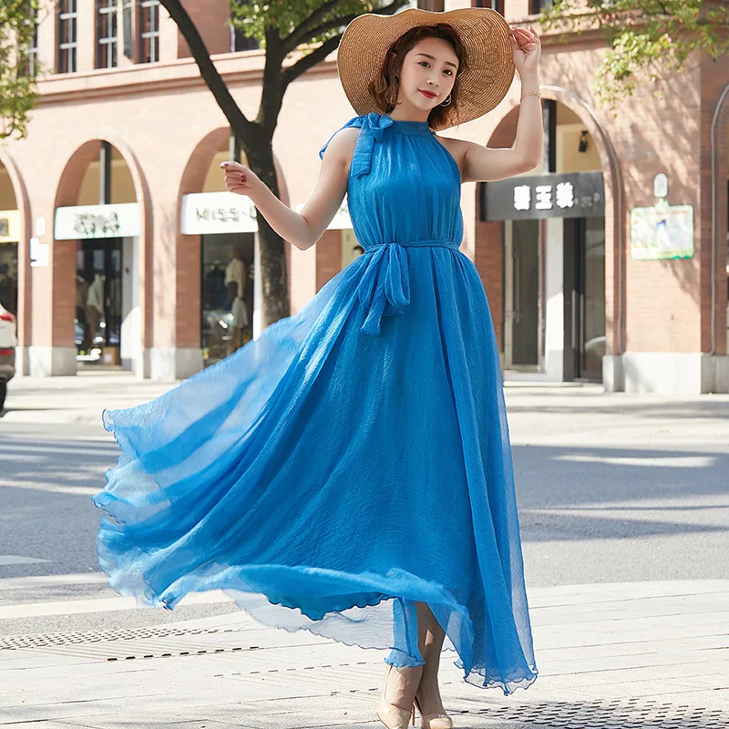 2026 New Womens Summer Dresses Bohemian Beach Dress Loose Elegant Ladies Sleeveless Camisole Sexy Long Dress Female Vestidos
2026 New Womens Summer Dresses Bohemian Beach Dress Loose Elegant Ladies Sleeveless Camisole Sexy Long Dress Female Vestidos