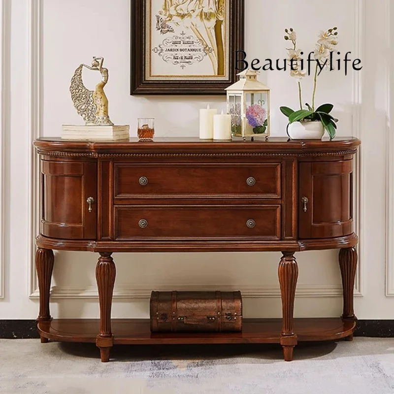 mM Vintage Classic Console Table Luxury Beauty Entrance Hall Design Console Table Storage Trendy Woonkamer Tafel Furniture
mM Vintage Classic Console Table Luxury Beauty Entrance Hall Design Console Table Storage Trendy Woonkamer Tafel Furniture