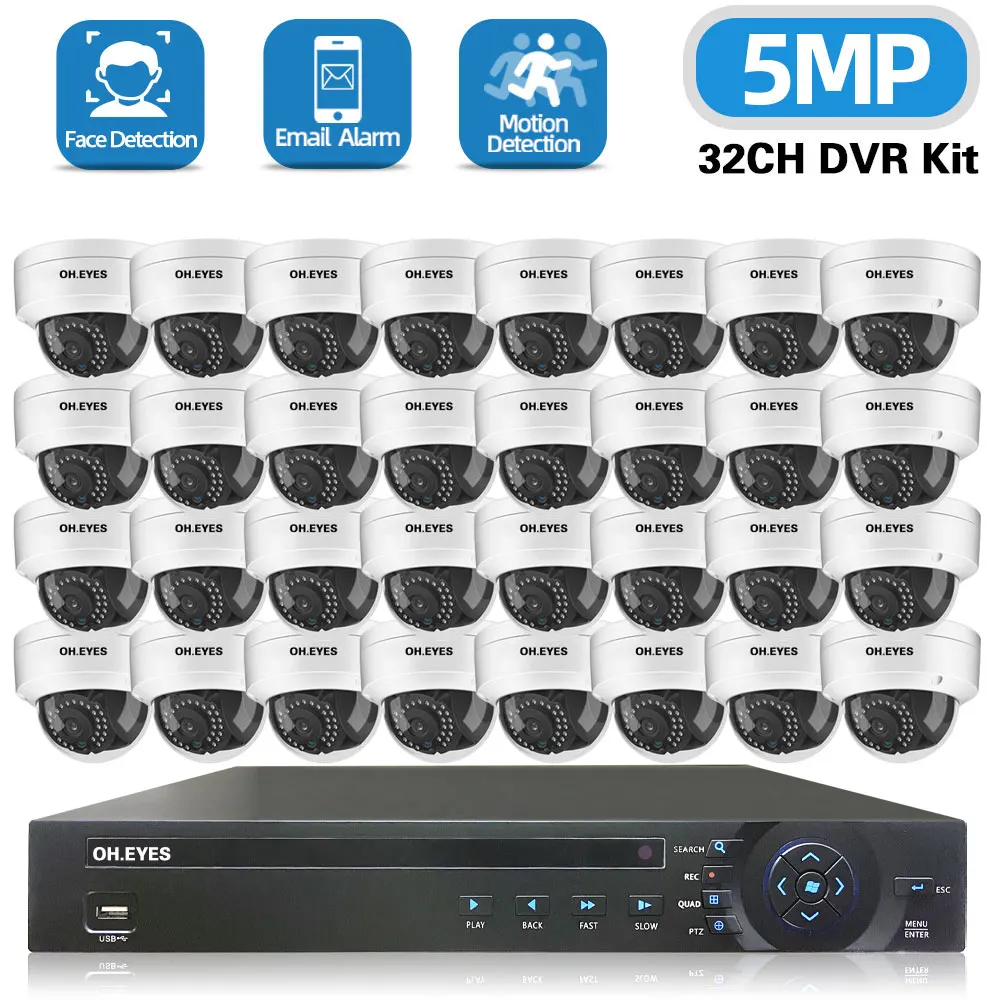 Система видеонаблюдения 5MP AHD DVR, система безопасности, 32CH DVR NVR Kit, наружная Водонепроницаемая аналоговая купольная камера, комплект системы видеонаблюдения 24CH XMEYE
Система видеонаблюдения 5MP AHD DVR, система безопасности, 32CH DVR NVR Kit, наружная Водонепроницаемая аналоговая купольная камера, комплект системы видеонаблюдения 24CH XMEYE