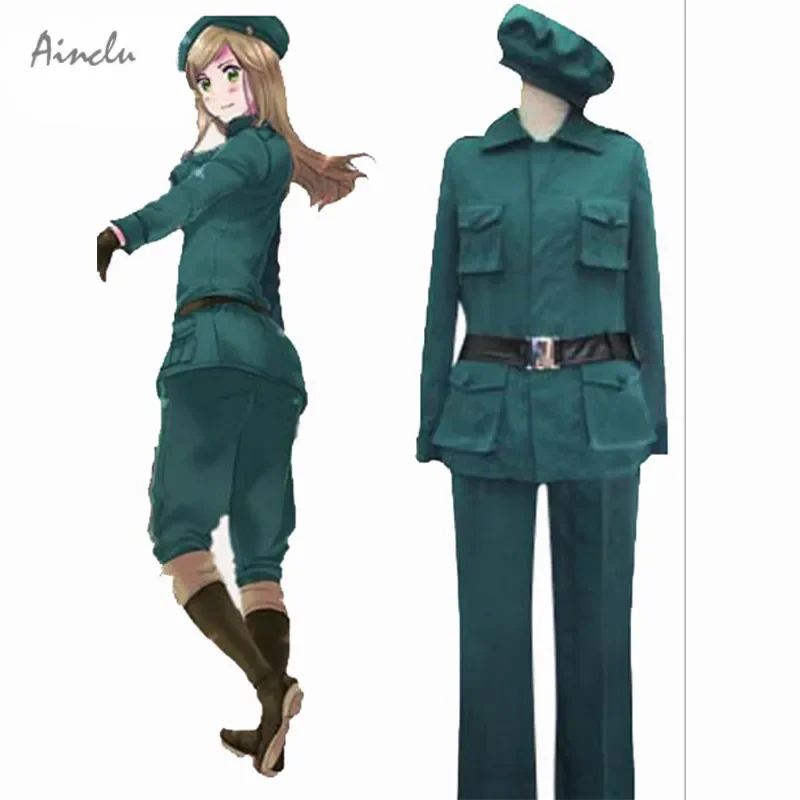 Ainclu новая униформа Axis Powers Hetalia Венгрия Хэллоуин военный косплей костюм
Ainclu новая униформа Axis Powers Hetalia Венгрия Хэллоуин военный косплей костюм