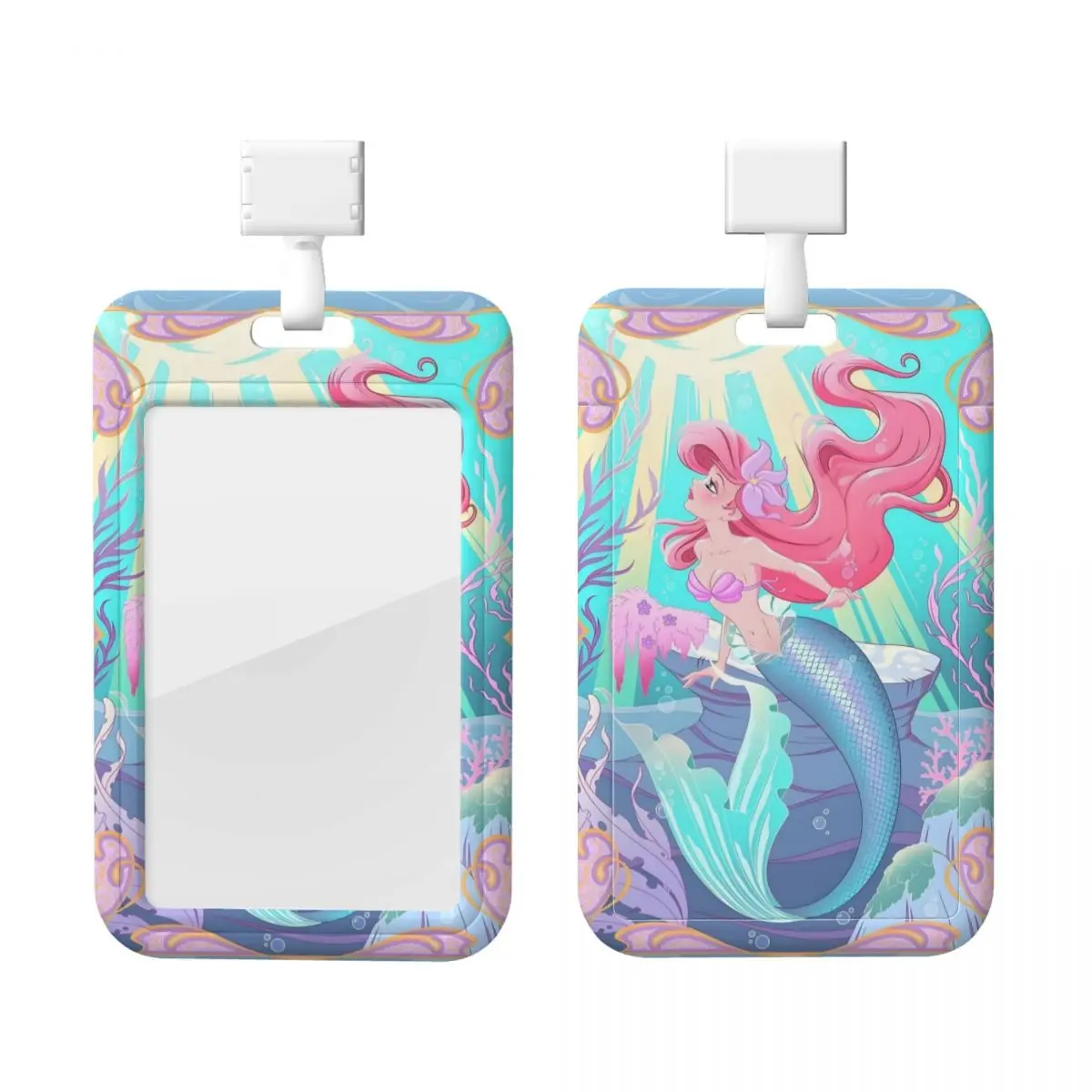 Custom The Little Mermaid ID Badge Holders For Office Card Holder Princess Ariel Neck Lanyard Credit Card Holders Neck Strap
Custom The Little Mermaid ID Badge Holders For Office Card Holder Princess Ariel Neck Lanyard Credit Card Holders Neck Strap