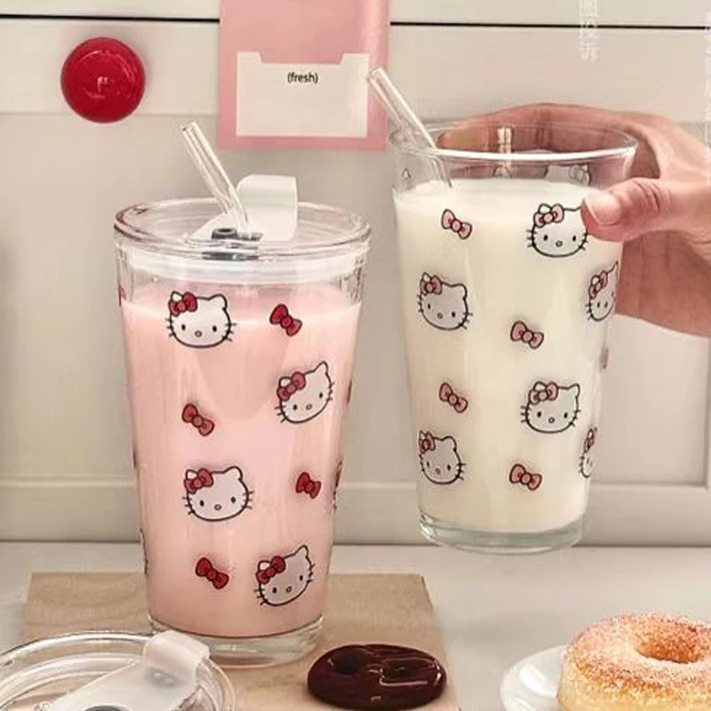 Anime Hello Kitty Double-Layered Glass Cup Kt Cat High-Quality Borosilicate Glass for Household Use Milk Cup Birthday Gifts
Anime Hello Kitty Double-Layered Glass Cup Kt Cat High-Quality Borosilicate Glass for Household Use Milk Cup Birthday Gifts