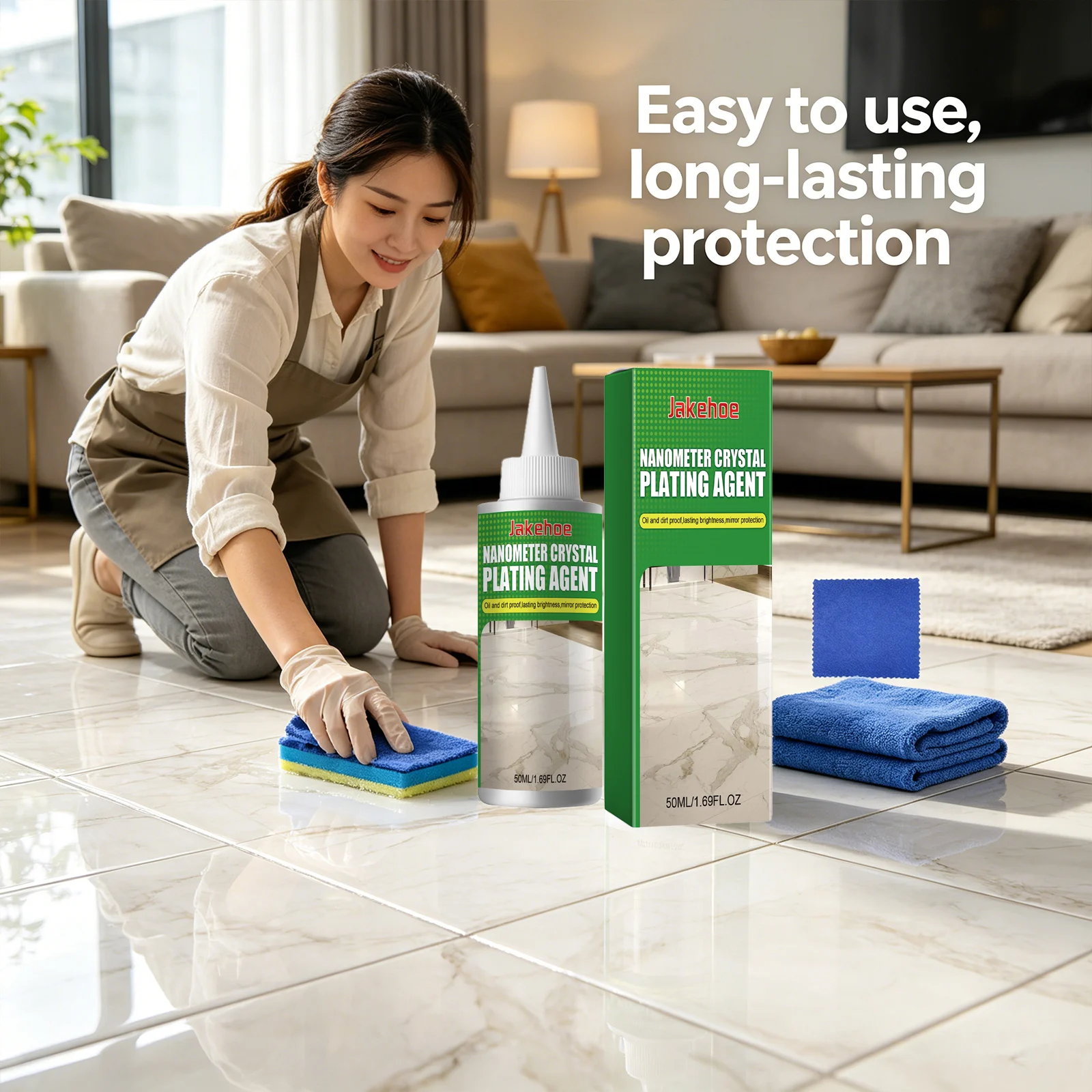 Nanometer Crystal Plating Agent Repair Scratch Polishing Tile & Stone Restoring Shine Oil & Dirt Repellent Floors Repair Sealant
Nanometer Crystal Plating Agent Repair Scratch Polishing Tile & Stone Restoring Shine Oil & Dirt Repellent Floors Repair Sealant