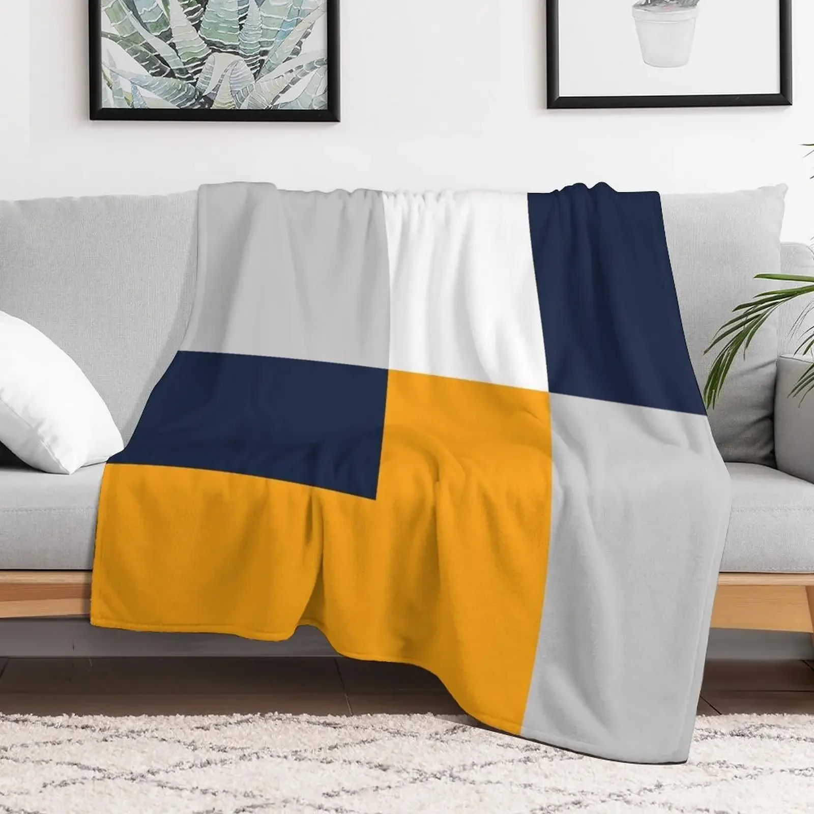Modern Color Block - Navy, Grey and Yellow Throw Blanket Extra Large Throw for sofa wednesday Soft Blankets
Modern Color Block - Navy, Grey and Yellow Throw Blanket Extra Large Throw for sofa wednesday Soft Blankets