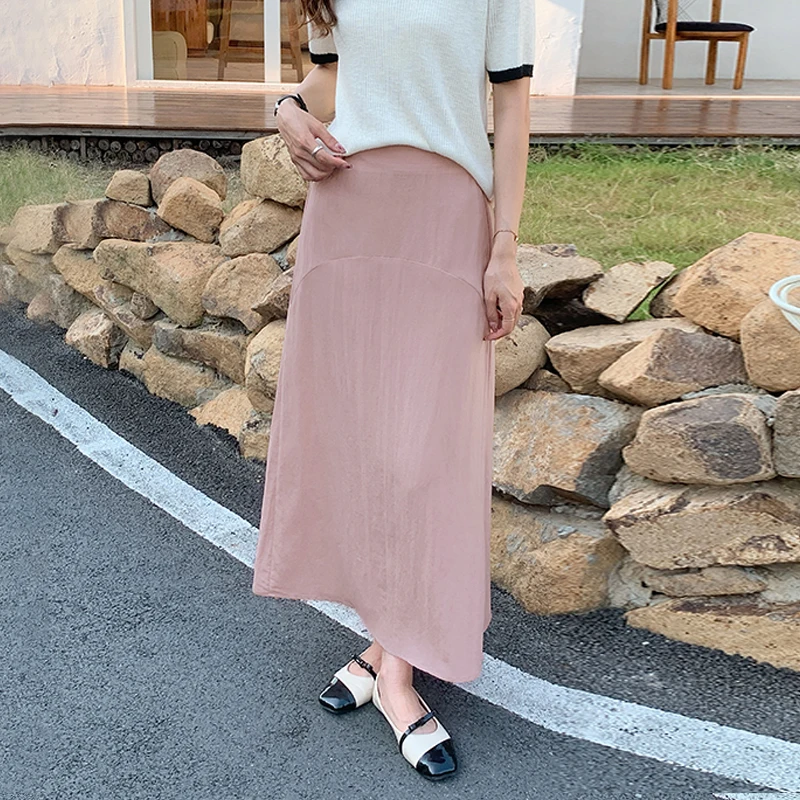 Korea Summer Commuting Linen Skirt High-Waisted Patchwork Casual Dress Cool and Simple Slit Skirt
Korea Summer Commuting Linen Skirt High-Waisted Patchwork Casual Dress Cool and Simple Slit Skirt