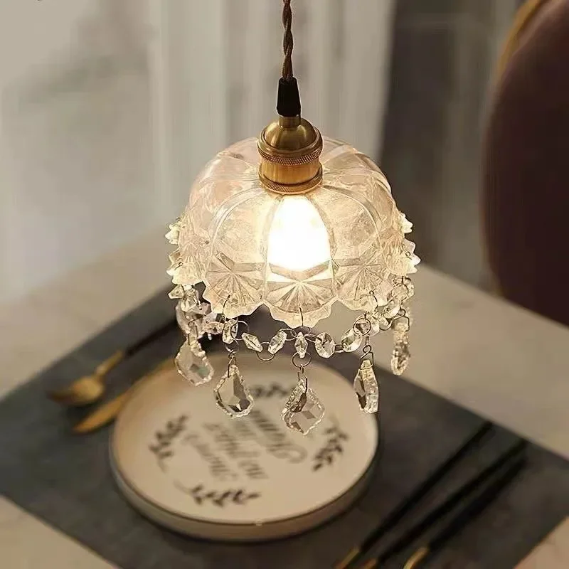 Modern Led Glass Pendant Light Crystal Hanging Lamp Restaurant Kitchen Dining Room Drop Lighting Fixture Luminaire Metal Bedside
Modern Led Glass Pendant Light Crystal Hanging Lamp Restaurant Kitchen Dining Room Drop Lighting Fixture Luminaire Metal Bedside