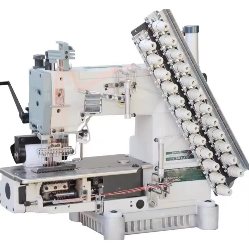 Multiple Thread Trimmer Automatic Flatbed Interlock Industrial Sewing Machine Easy Operation Chain Lock Stitch