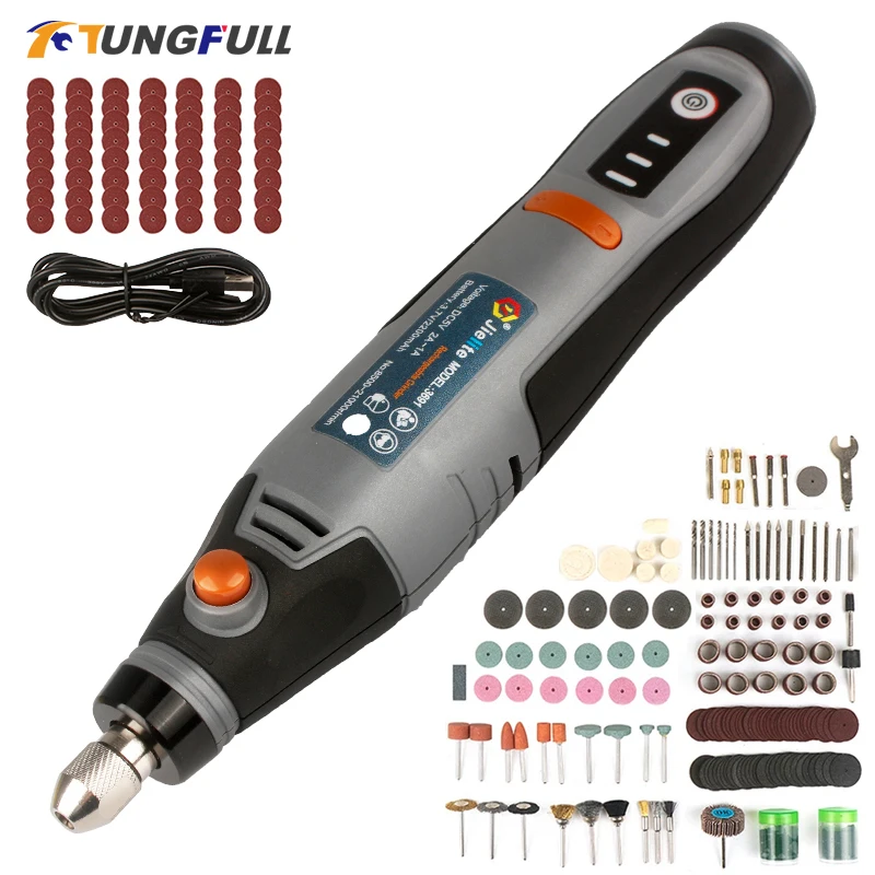 USB Mini Wireless Drill Cordless Rotary Tool Kit Woodworking Engraving Pen DIY For Jewelry Metal Glass 8500-21000RPM
USB Mini Wireless Drill Cordless Rotary Tool Kit Woodworking Engraving Pen DIY For Jewelry Metal Glass 8500-21000RPM