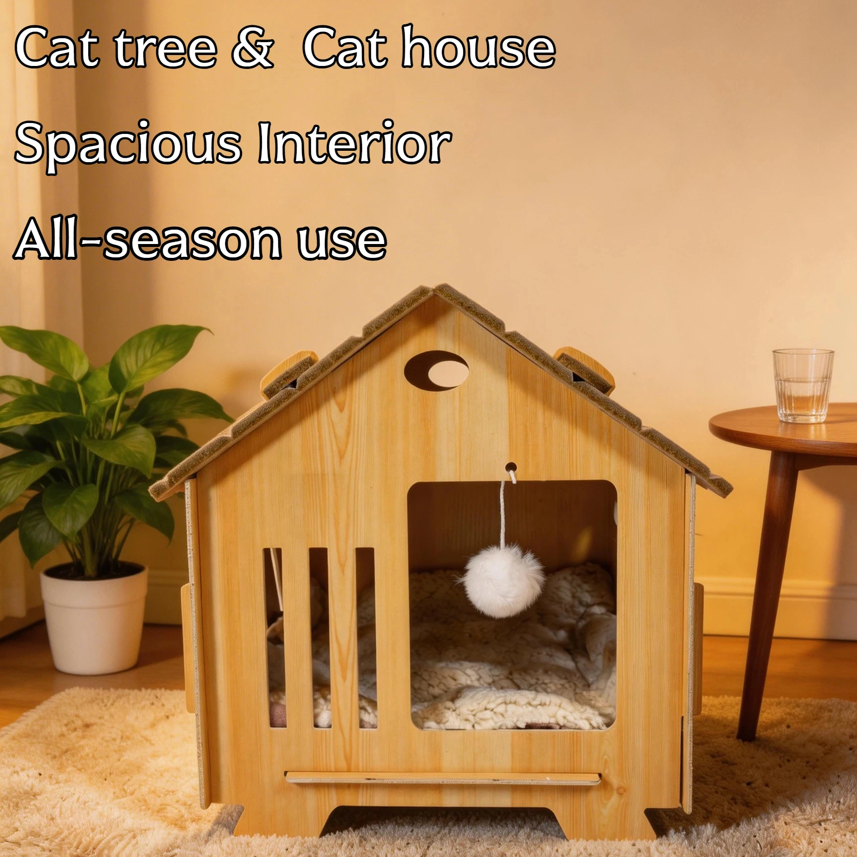 Custom Modern Design Cat Tree Wholesale Durable Hot Sell Cat House Multi-Layer Board Felt Roof Cat Tower Original Classic Large
Custom Modern Design Cat Tree Wholesale Durable Hot Sell Cat House Multi-Layer Board Felt Roof Cat Tower Original Classic Large