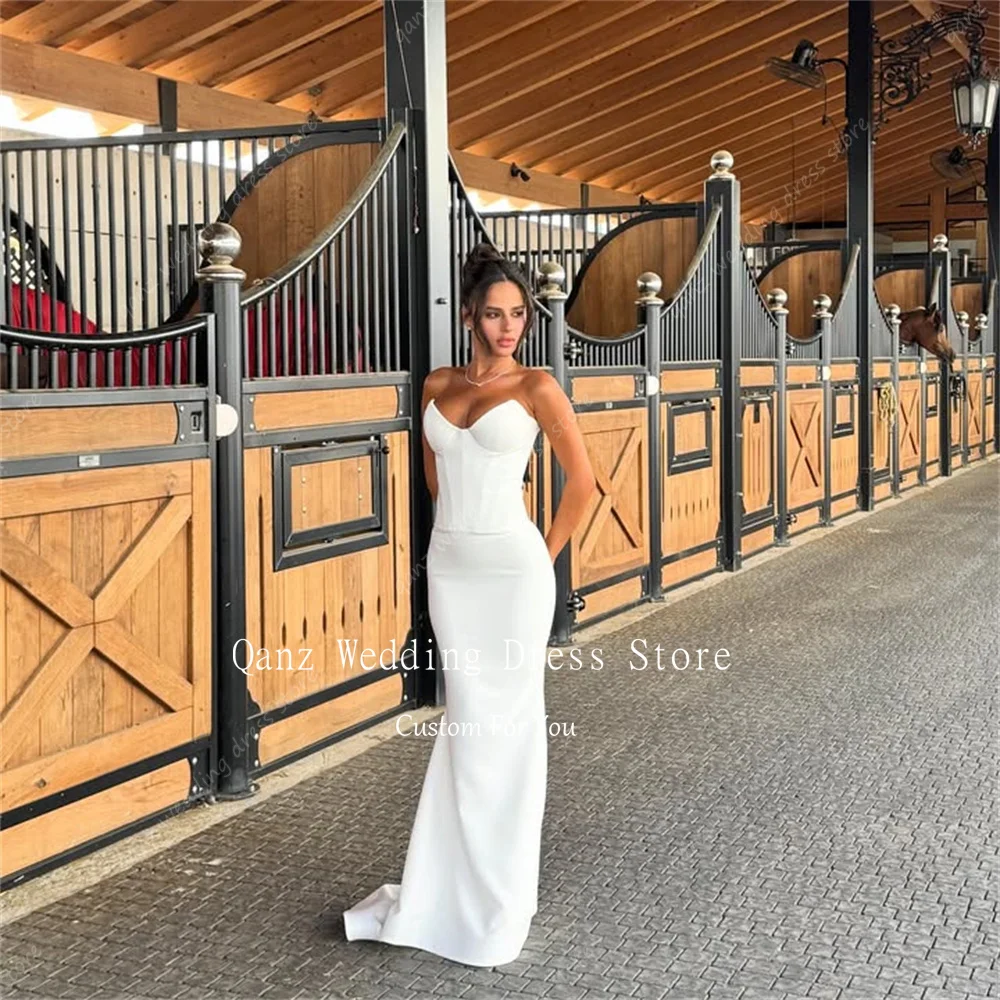 Qanz винтажное атласное свадебное платье Милая Русалка с открытой спиной Vestidos De Novia Civil женские сексуальные халаты De Soirée по индивидуальному заказу
Qanz винтажное атласное свадебное платье Милая Русалка с открытой спиной Vestidos De Novia Civil женские сексуальные халаты De Soirée по индивидуальному заказу