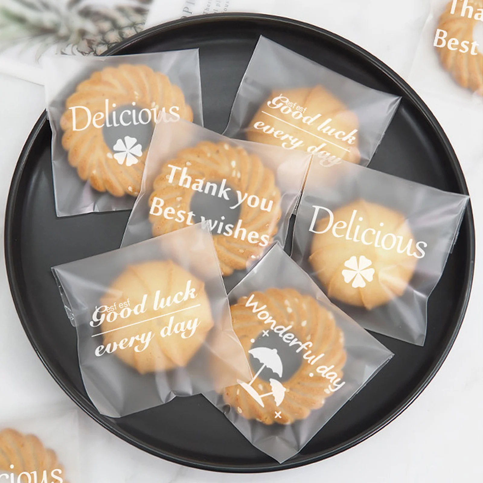 100 Pcs Cookie Bags for Packaging Small with Seal Baked Goods Cookies Snack Self Sealing Clear Treats
100 Pcs Cookie Bags for Packaging Small with Seal Baked Goods Cookies Snack Self Sealing Clear Treats
