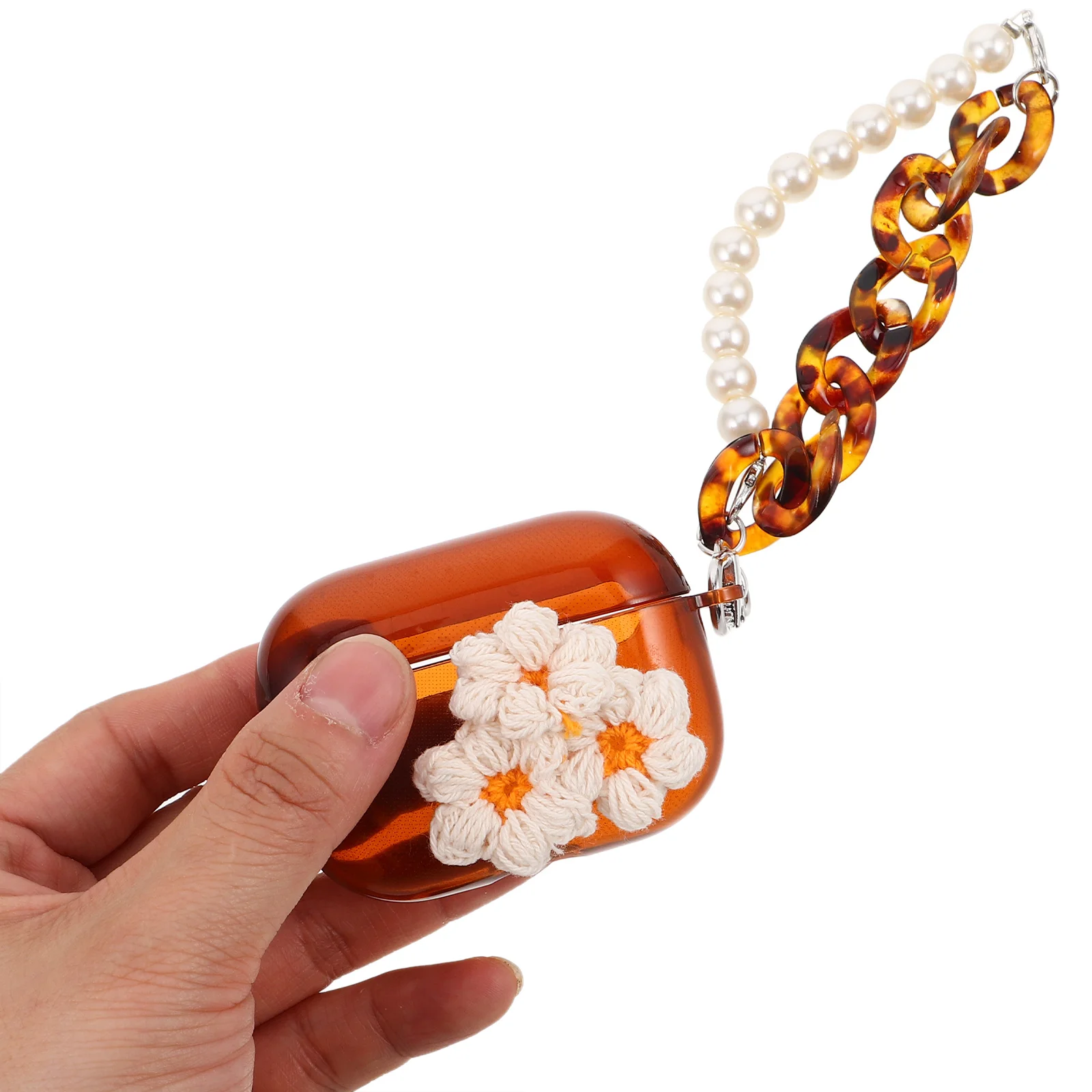 Earphone Case Protective Earbuds Cover Anti Fall Soft TPU Yarn Flower Design Ideal Size For Cordless Earbud Case Holder
Earphone Case Protective Earbuds Cover Anti Fall Soft TPU Yarn Flower Design Ideal Size For Cordless Earbud Case Holder