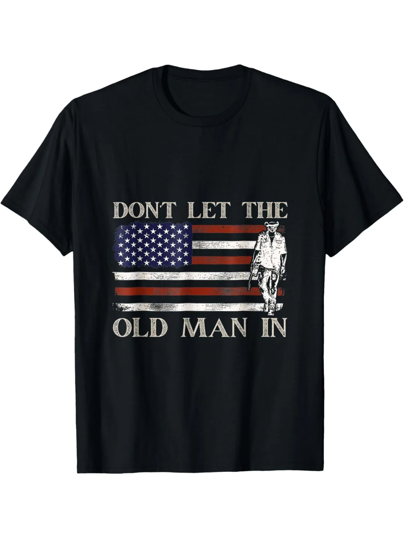 Мужская черная футболка «Не выпустите старик», хлопковая футболка с американским флагом
Мужская черная футболка «Не выпустите старик», хлопковая футболка с американским флагом