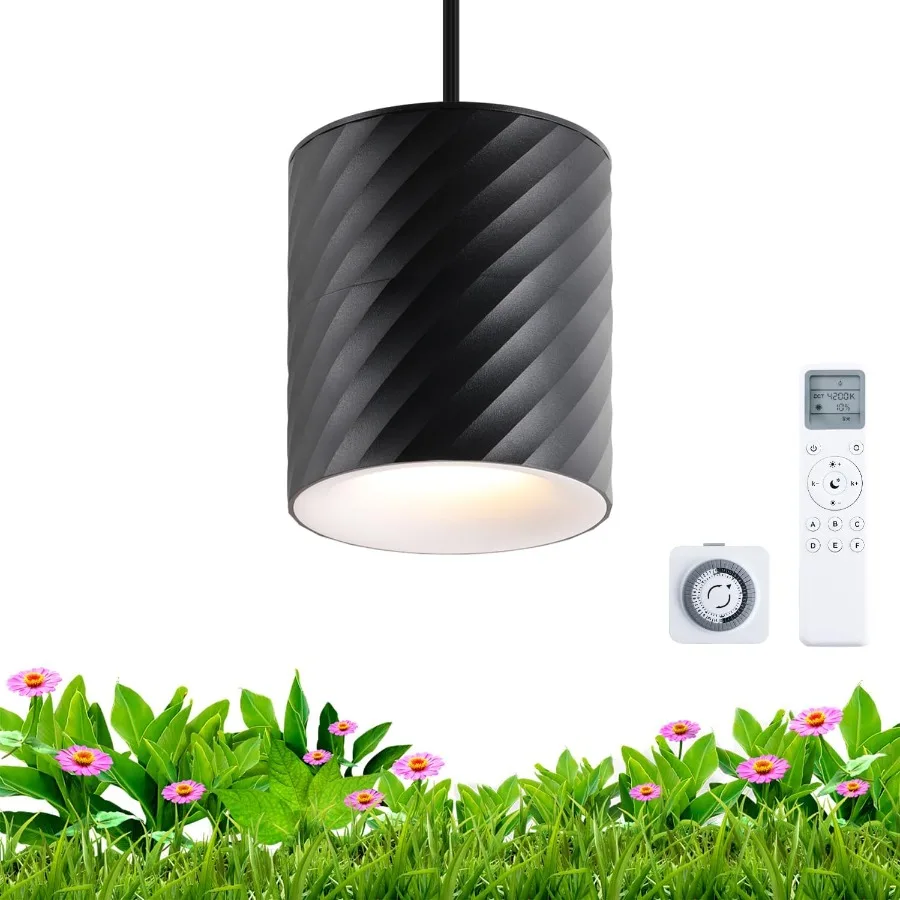 Подвесная лампа для растений 20 Вт, полный спектр, регулируемый угол, черная, для комнатных растений и цветов, Auxi
Подвесная лампа для растений 20 Вт, полный спектр, регулируемый угол, черная, для комнатных растений и цветов, Auxi