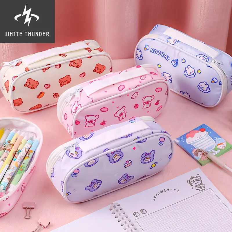 Kawaii Ins Style животные большая емкость Tote Сумочка для ручек и карандашей Pouch корейский канцелярский Органайзер чехол держатель для студентов
Kawaii Ins Style животные большая емкость Tote Сумочка для ручек и карандашей Pouch корейский канцелярский Органайзер чехол держатель для студентов