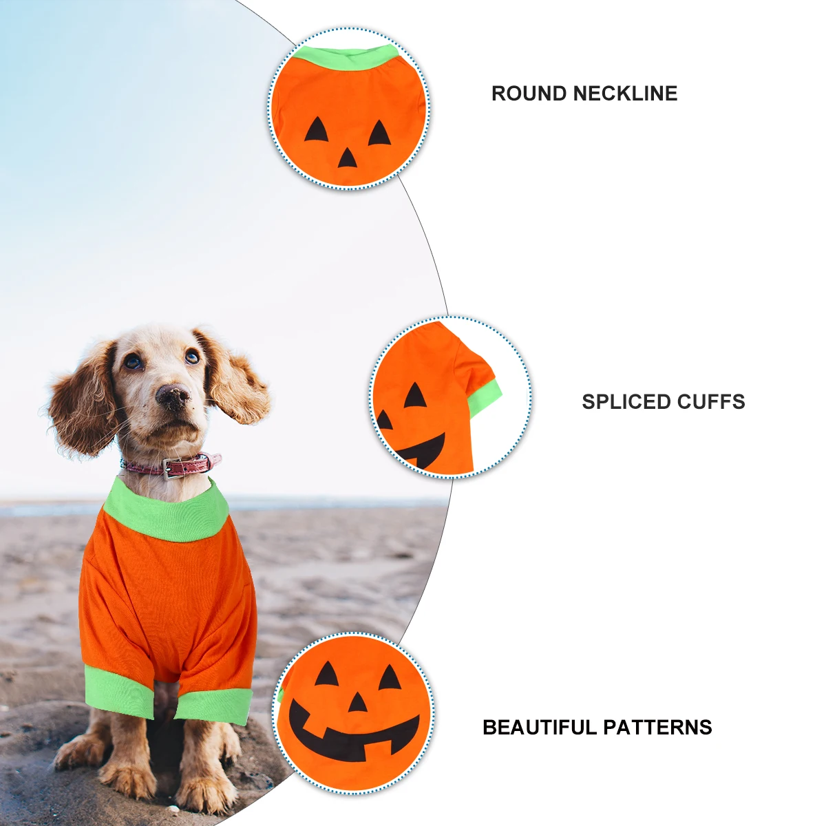 Halloween Costume Cotton Dog Clothes Spooky ange Vest Suit Shirt Cloak Durable Breathable Comfortable Dog Skirt Dress for Dogs
Halloween Costume Cotton Dog Clothes Spooky ange Vest Suit Shirt Cloak Durable Breathable Comfortable Dog Skirt Dress for Dogs