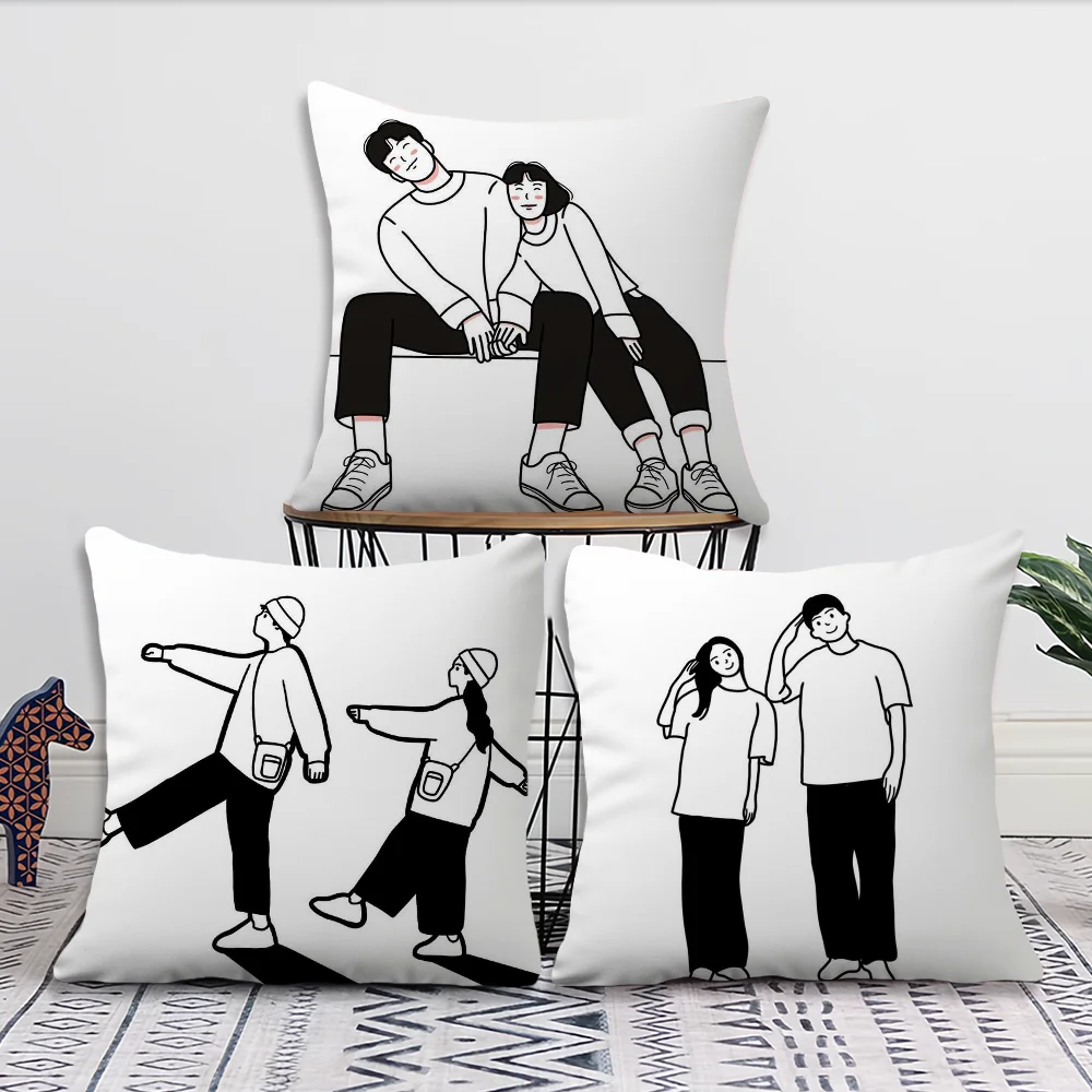 Love Sweet Decoration Room Home Sofa Black living Office Car Nordic Art Simplicity White Pillow Cover
Love Sweet Decoration Room Home Sofa Black living Office Car Nordic Art Simplicity White Pillow Cover