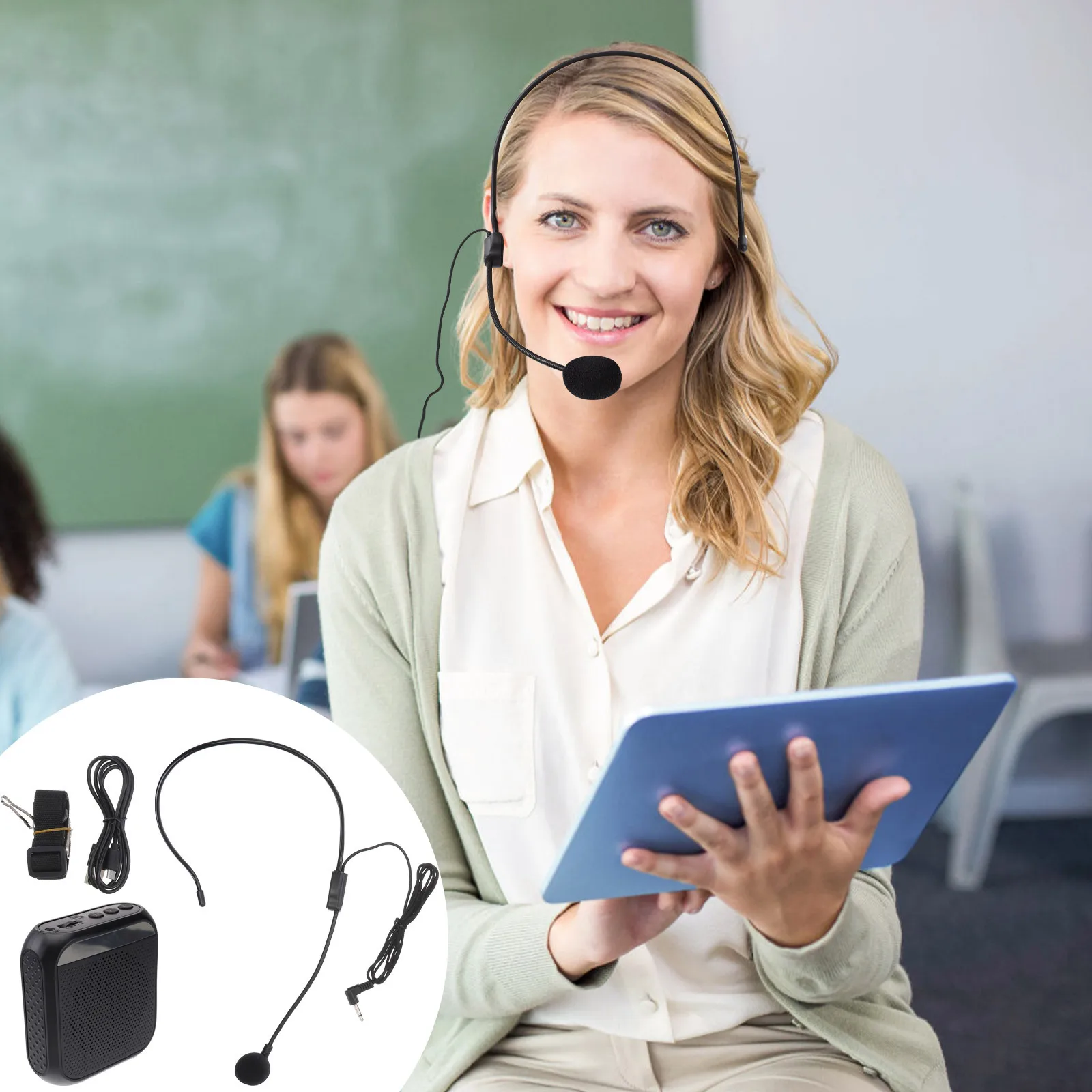 1Pcs Portable Voice Amplifier Loud Speaker with Built-in 2200mAh Compact Lightweight Design for Teachers Guides Outdoor
1Pcs Portable Voice Amplifier Loud Speaker with Built-in 2200mAh Compact Lightweight Design for Teachers Guides Outdoor