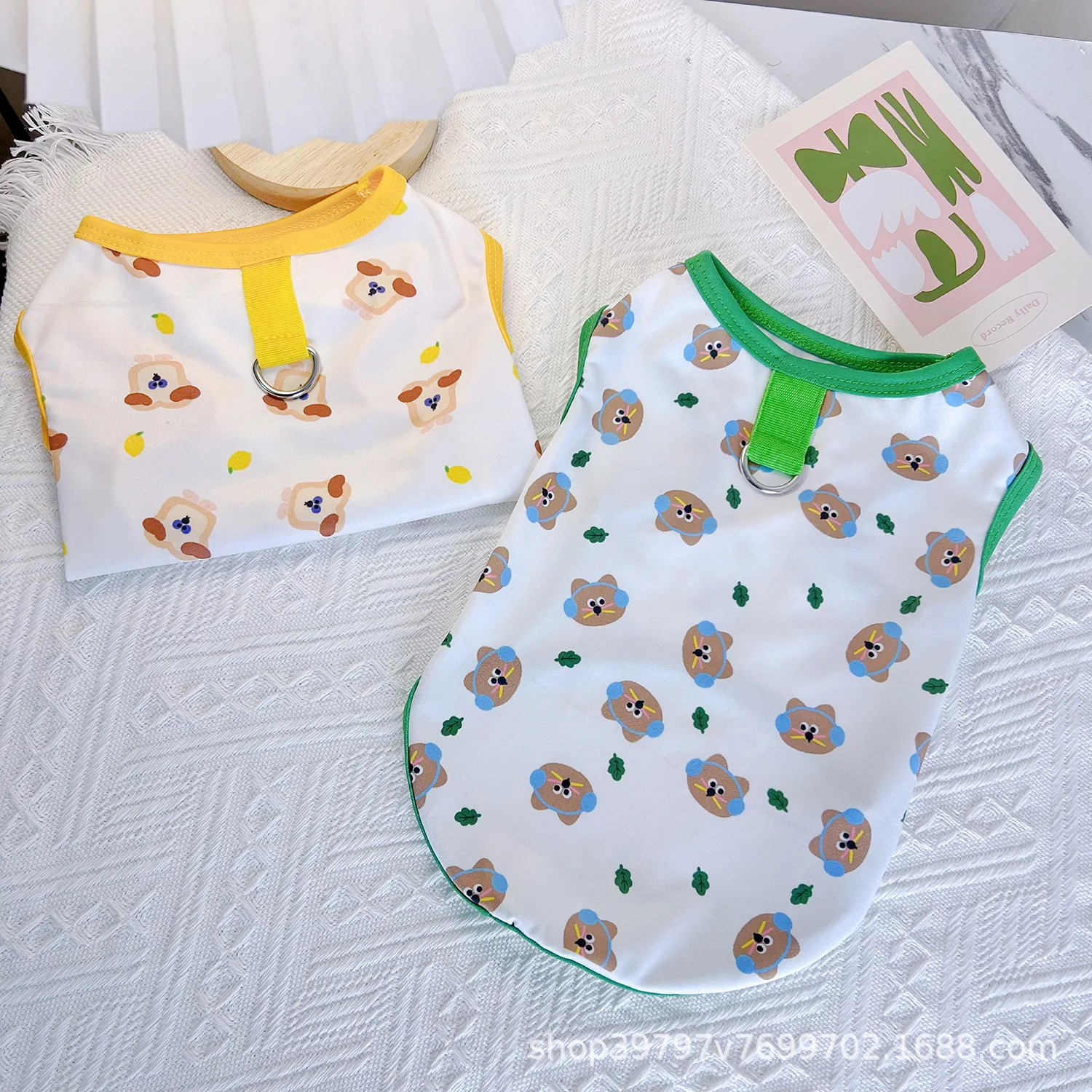 Spring Summer New Vest Dog Clothes Cute Small Medium Large-sized Dog Pet Clothes Breathable Thin Comfortable XS-6XL Full Size
Spring Summer New Vest Dog Clothes Cute Small Medium Large-sized Dog Pet Clothes Breathable Thin Comfortable XS-6XL Full Size