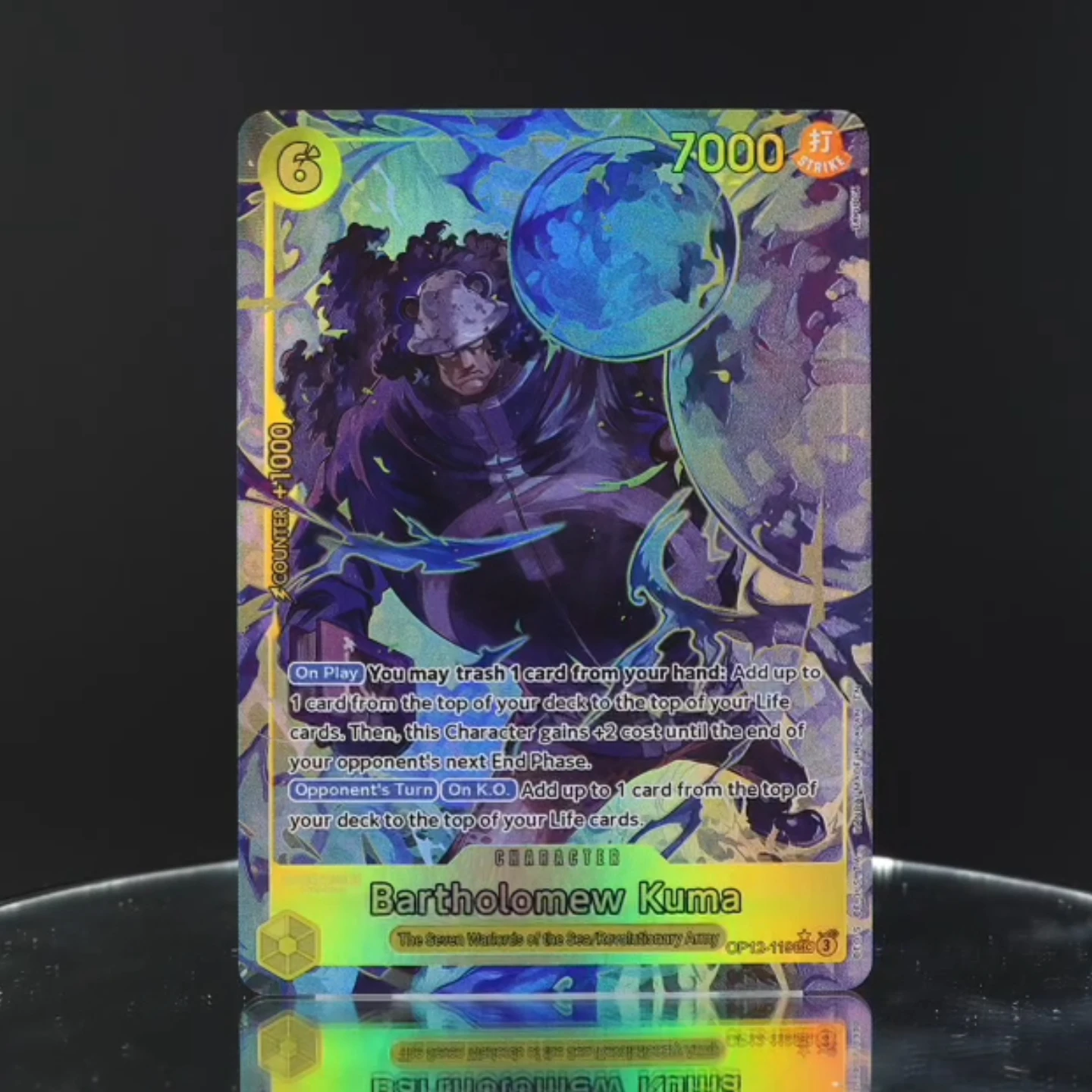 Набор из 4 карт: Английские коллекционные карты OP12-119 Kuma SEC One Piece TCG OPCG V2, 6-уровневые, желтые, с текстурой, фольгированные, с тиснением, аниме-карты
Набор из 4 карт: Английские коллекционные карты OP12-119 Kuma SEC One Piece TCG OPCG V2, 6-уровневые, желтые, с текстурой, фольгированные, с тиснением, аниме-карты