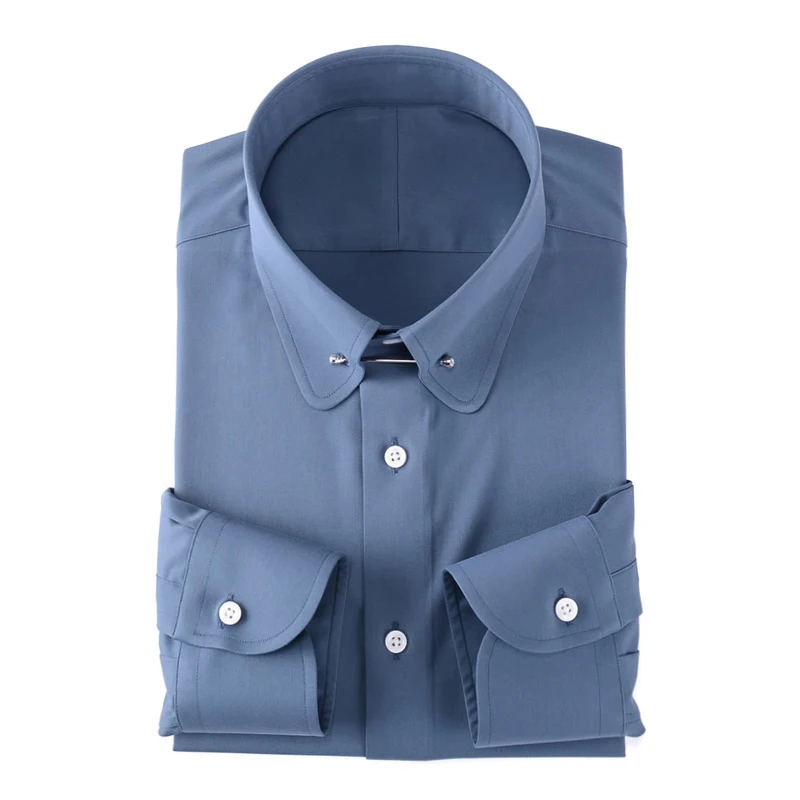 Men's Round corner Empire collar long sleeve shirt slim flared cuffs classic mens clothing shirts
Men's Round corner Empire collar long sleeve shirt slim flared cuffs classic mens clothing shirts