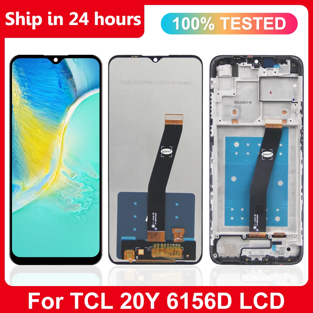 New 20Y For TCL 20Y LCD Display With Frame Touch Panel Digitizer Assembly 6.52" For TCL 20Y 6156D Screen Replacement
New 20Y For TCL 20Y LCD Display With Frame Touch Panel Digitizer Assembly 6.52" For TCL 20Y 6156D Screen Replacement