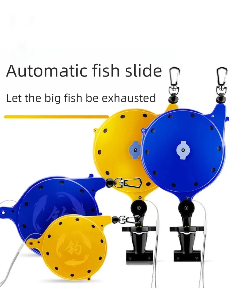 TRY&V Automatic Retractable Fishing Rod Saver Box ABS Plastic Metal Universal Flexible Nylon Outer Fish Fighting Device
TRY&V Automatic Retractable Fishing Rod Saver Box ABS Plastic Metal Universal Flexible Nylon Outer Fish Fighting Device