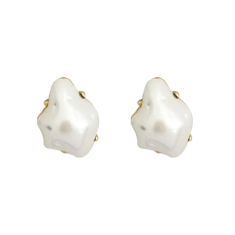 *Fashion Jewelry 925 Silver Needle Simply Design Irregular Simulated pearl Earrings For Women Accessories Gifts Pretty Design
*Fashion Jewelry 925 Silver Needle Simply Design Irregular Simulated pearl Earrings For Women Accessories Gifts Pretty Design