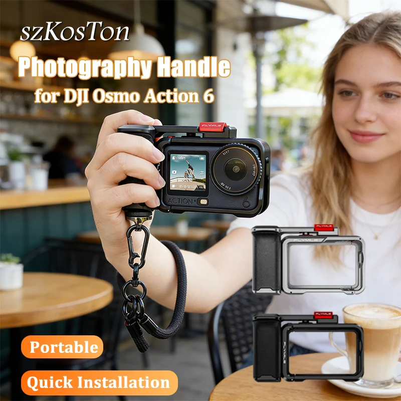 Быстросъемная клетка для кроликов DJI OSMO Action 6, защитная рамка с крышкой объектива, аксессуары для камеры
Быстросъемная клетка для кроликов DJI OSMO Action 6, защитная рамка с крышкой объектива, аксессуары для камеры