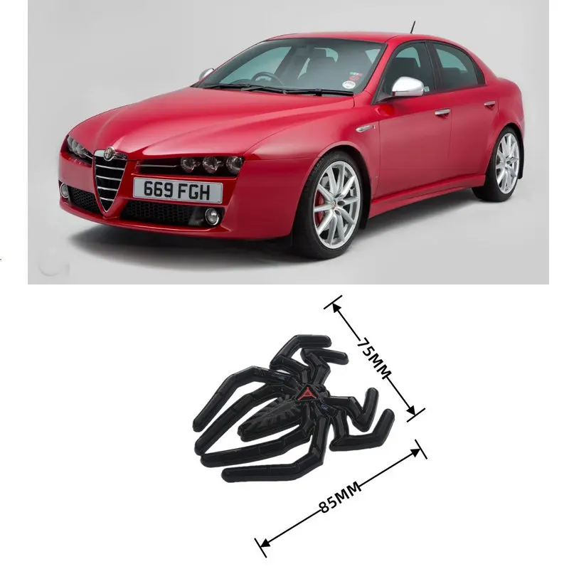 2 шт., 3D металлические наклейки для Alfa Romeo 159 145 146 147 155 156 164 33 4C Tonale Spider BRERA
2 шт., 3D металлические наклейки для Alfa Romeo 159 145 146 147 155 156 164 33 4C Tonale Spider BRERA
