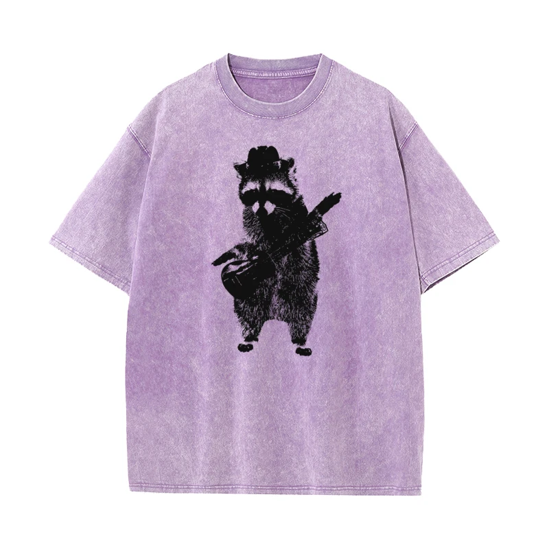 Raccoon Playing The Guitar Tops Tees Discount Crewneck Geek Short Sleeve All Cotton Male Washed T Shirt Slogan Washed Tees
Raccoon Playing The Guitar Tops Tees Discount Crewneck Geek Short Sleeve All Cotton Male Washed T Shirt Slogan Washed Tees
