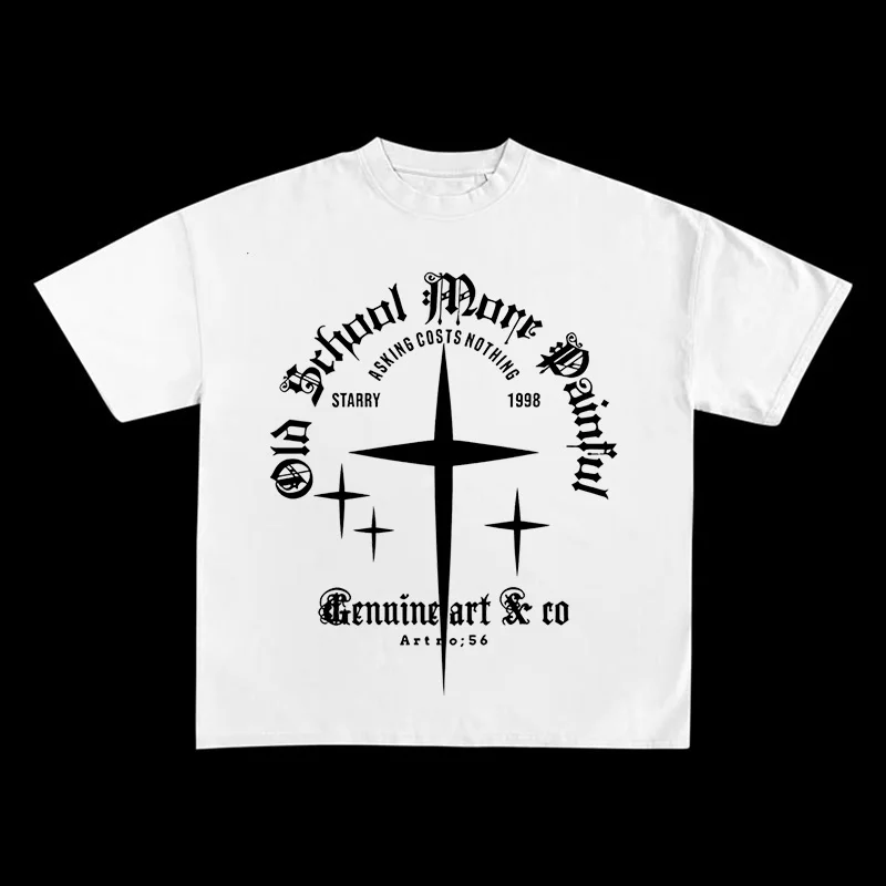 American fashion brand street retro personality cross oversized casual short-sleeved T-shirt round neck half-sleeved top T-shirt
American fashion brand street retro personality cross oversized casual short-sleeved T-shirt round neck half-sleeved top T-shirt