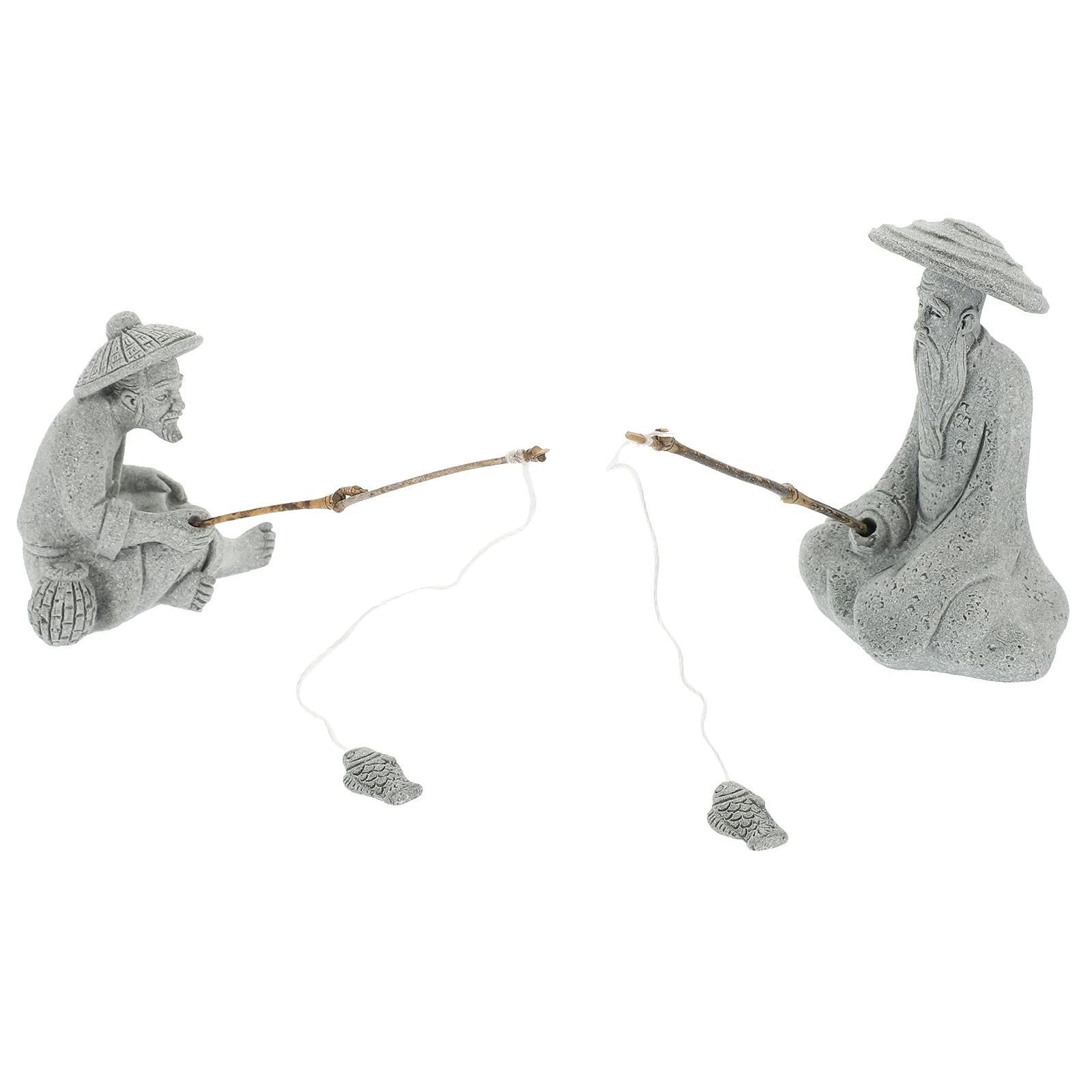 Fisherman Statue Decor Plant Terrarium Miniature Tank Decors Aquarium Adornment Sandstone Fishing Decoration
Fisherman Statue Decor Plant Terrarium Miniature Tank Decors Aquarium Adornment Sandstone Fishing Decoration