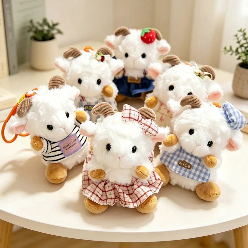Cute Lamb Pendant 14cm Sheep Plush Toys Keychain Backpack Pendant Car Key Holder Exquisite Decor Toys Kawaii Birthday Gifts
Cute Lamb Pendant 14cm Sheep Plush Toys Keychain Backpack Pendant Car Key Holder Exquisite Decor Toys Kawaii Birthday Gifts