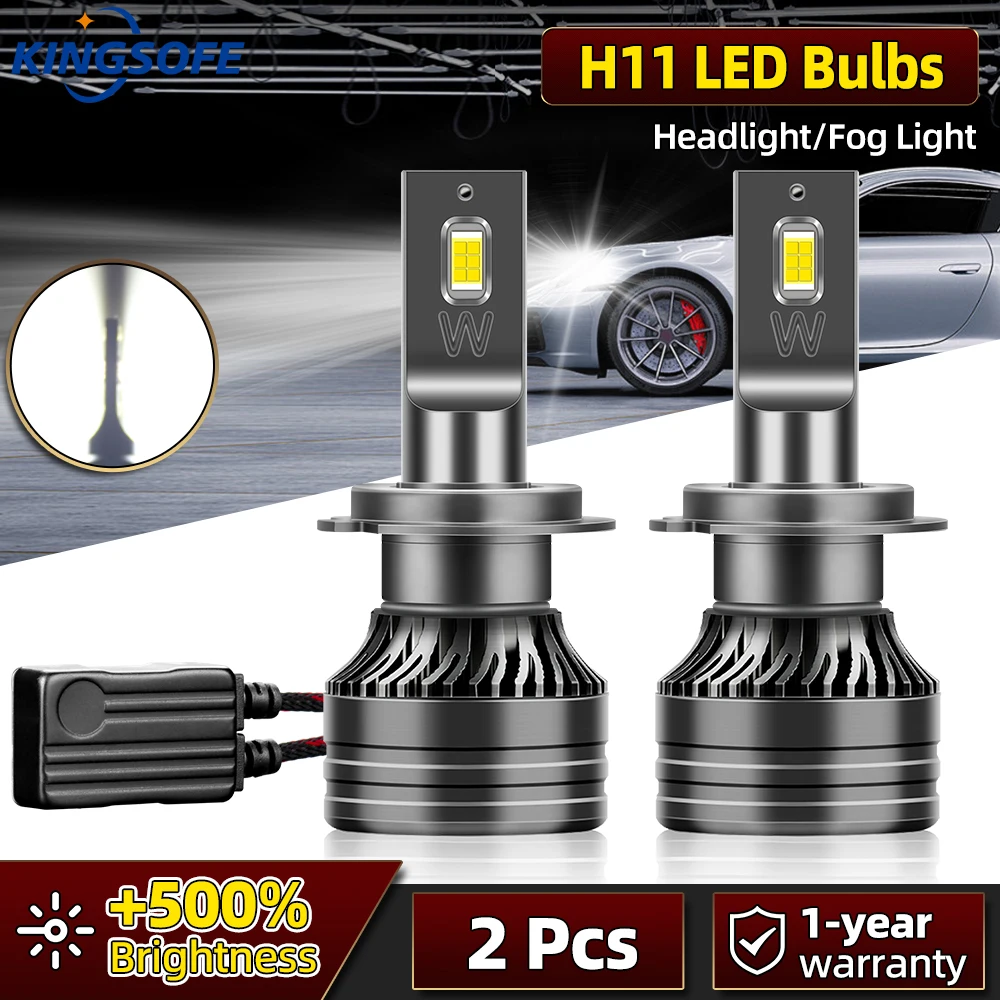 30000LM Canbus H8 H11 H9 LED Headlight Bulb All In One Design Car Headlamp CSP 3570 CHIP 200W Light Turbo Lamp 12V 6000K White
30000LM Canbus H8 H11 H9 LED Headlight Bulb All In One Design Car Headlamp CSP 3570 CHIP 200W Light Turbo Lamp 12V 6000K White