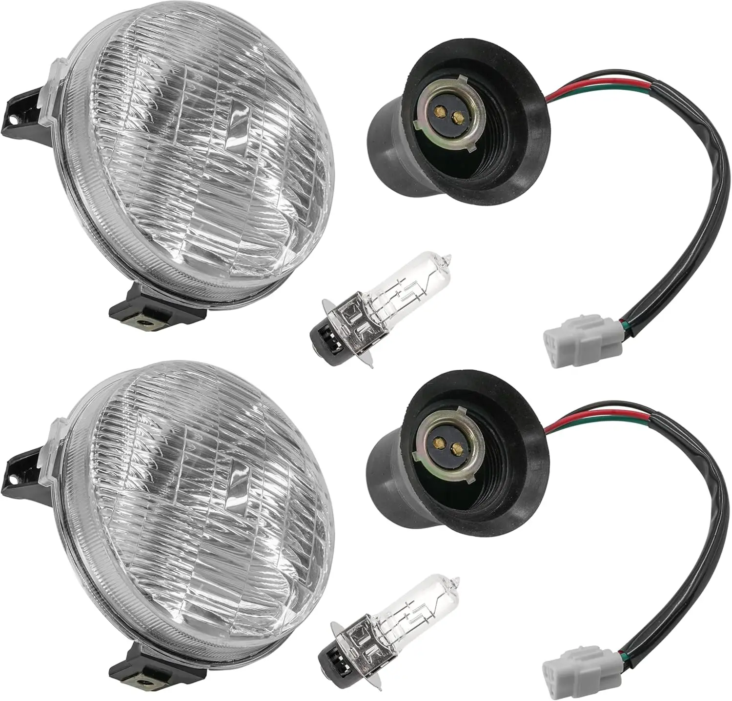 Комплект левой и правой фары, совместимый с Yamaha Big Bear 400 Yfm400 2X4 4X4 2000 2001
Комплект левой и правой фары, совместимый с Yamaha Big Bear 400 Yfm400 2X4 4X4 2000 2001