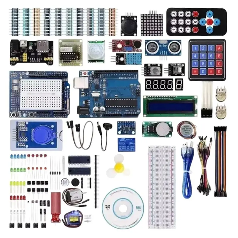 PHILE-For UNO R3 Super Development Board RFID Development Board Kit For Maker Kit Beginner' S Basic Version US PLUG
PHILE-For UNO R3 Super Development Board RFID Development Board Kit For Maker Kit Beginner' S Basic Version US PLUG