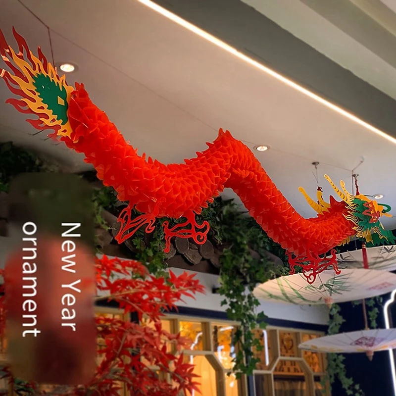 Chinese New Year Dragon Garland Hanging Decoration, Dragon Door Pendant With Dragon Ball, Spring Festival Decor
Chinese New Year Dragon Garland Hanging Decoration, Dragon Door Pendant With Dragon Ball, Spring Festival Decor