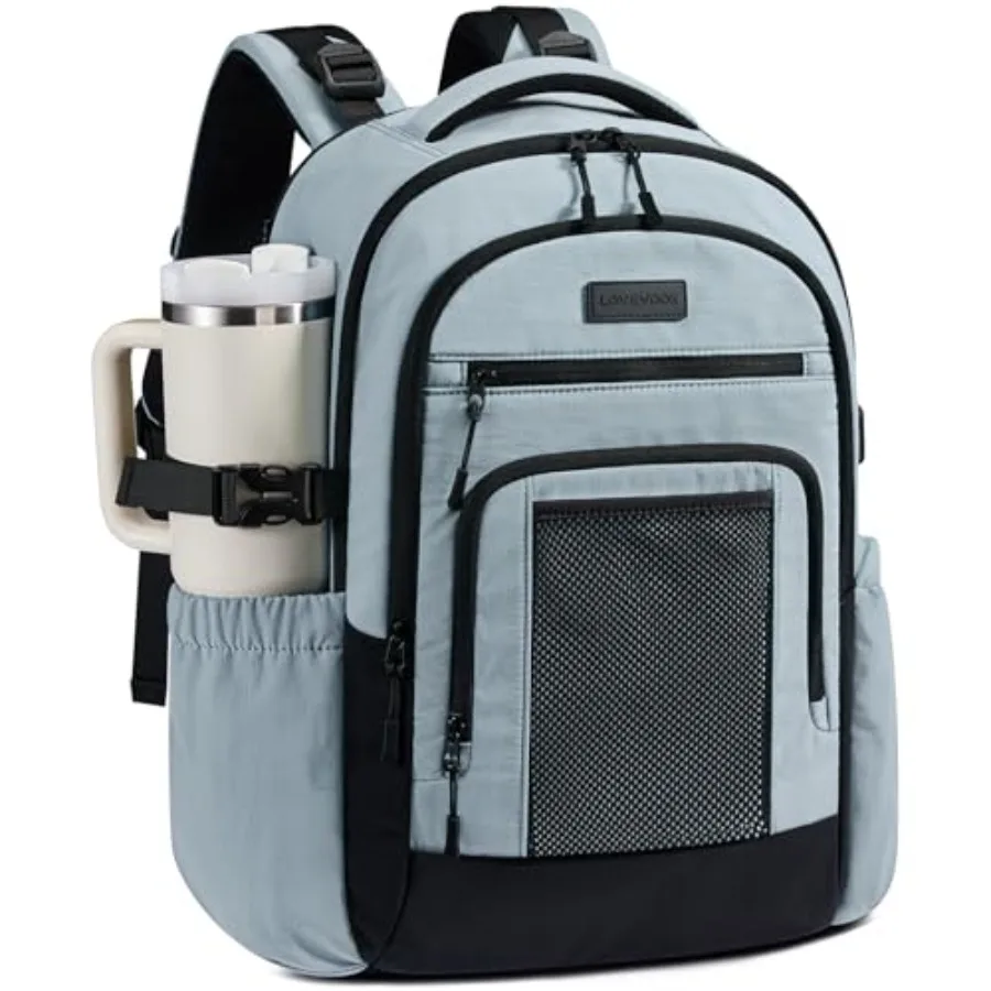 Laptop Backpack for Women with Large Cup Holder, Work Computer Bag with Chest Buckle Back Pad Shoulder Buckle, Waterproof Buses
Laptop Backpack for Women with Large Cup Holder, Work Computer Bag with Chest Buckle Back Pad Shoulder Buckle, Waterproof Buses