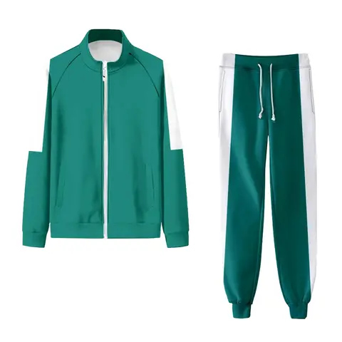 Season 2 Calamari Games Costume Korean Movie 456 Cosplay Custom Sets Party Jogging Pants Unisex Sports Sweatshirts Sports Suit