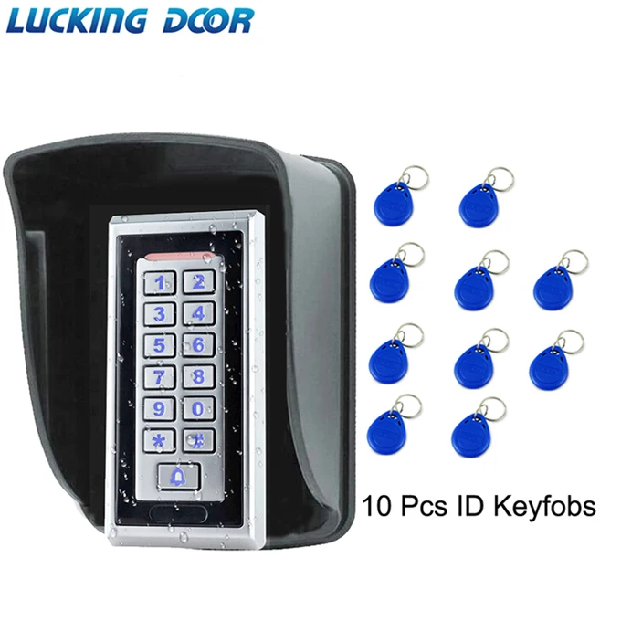 LUCKING DOOR Waterproof Metal Rfid Access Control Keypad With 8000 Users+10 Key Fobs For RFID Door Access Control System
LUCKING DOOR Waterproof Metal Rfid Access Control Keypad With 8000 Users+10 Key Fobs For RFID Door Access Control System
