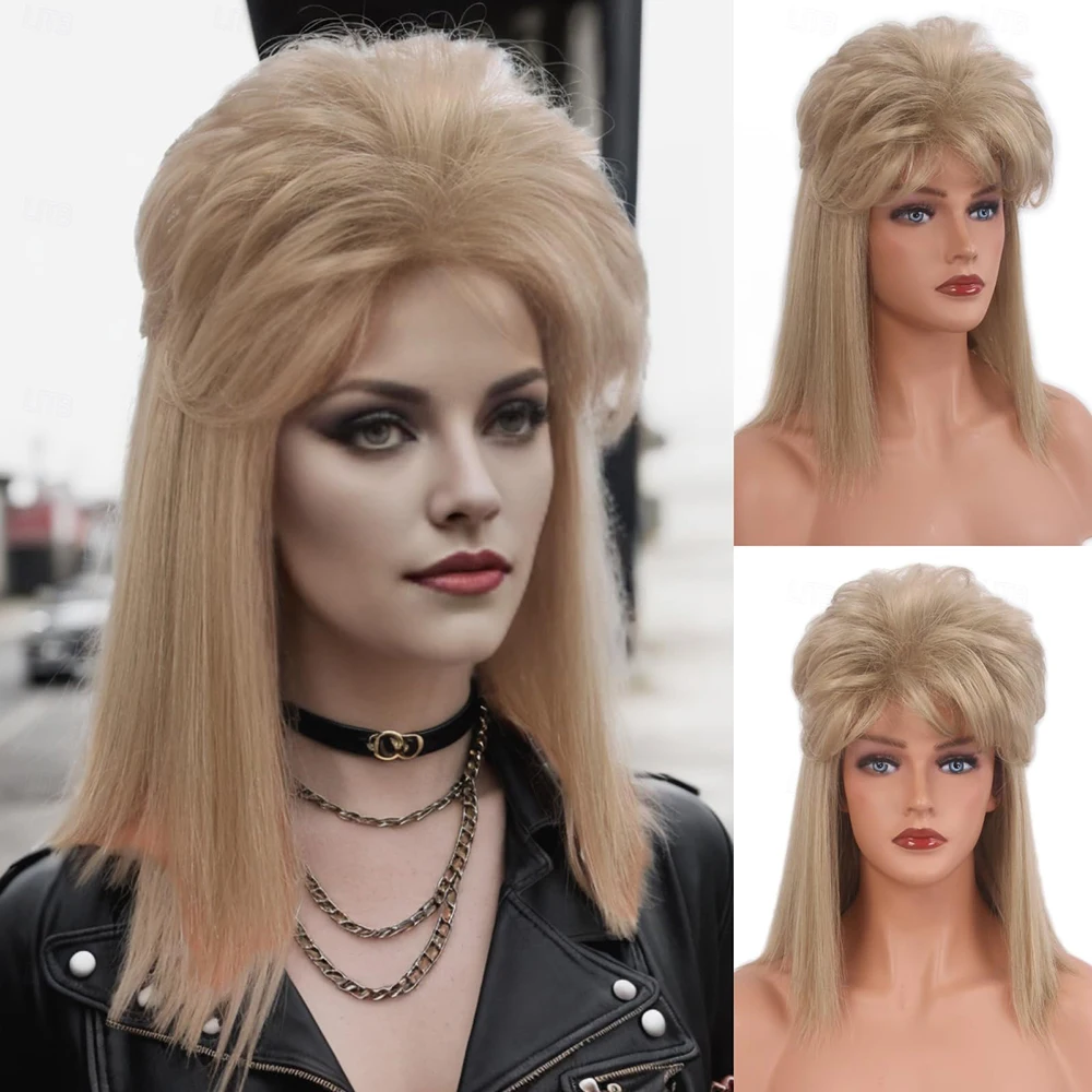 HAIRJOY Synthetic Hair Wig with Bangs for Women Mullet Disco Wigs for Hippie Rocking 80s 90s Party Cosplay Costume Halloween
HAIRJOY Synthetic Hair Wig with Bangs for Women Mullet Disco Wigs for Hippie Rocking 80s 90s Party Cosplay Costume Halloween