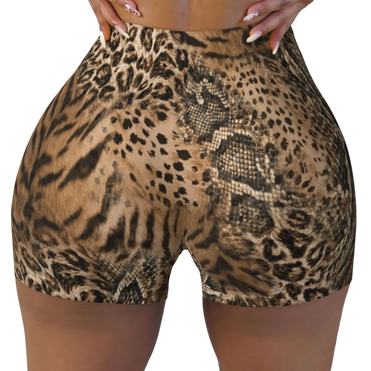 Custom Sugar Thrillz Mixed Animal Print Textile Design Gym Biker Running Shorts Women's Workout Yoga Shorts
Custom Sugar Thrillz Mixed Animal Print Textile Design Gym Biker Running Shorts Women's Workout Yoga Shorts